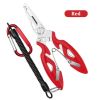 Luya Pliers Stainless Steel Curved Mouth Fish Line Scissors Multi-functional Clip Fish Line Sub Ring Opening Fishing Tools