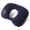 Inflatable Travel Pillow; Pressing U-shaped Neck Pillow; Portable Sleeping Pillow For Airplane; Train; Car; Office