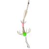 Double Row Cuttlefish Soft Hook; Carbon Steel Spineless Umbrella Squid Hook; Fishing Tackle For Freshwater Saltwater