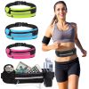 Unisex Portable Waist Bag; Canvas Outdoor Phone Holder; Waterproof Belt Bag; Fitness Sport Accessories For Running And Jogging